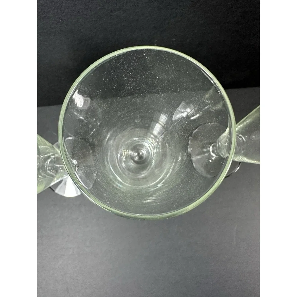 Clear Pilsner Glasses Set Of 3 Barware 8 3/8
